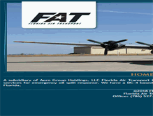 Tablet Screenshot of floridaairtransport.com